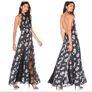 NWT! Majorelle Black Floral Isabella Dress